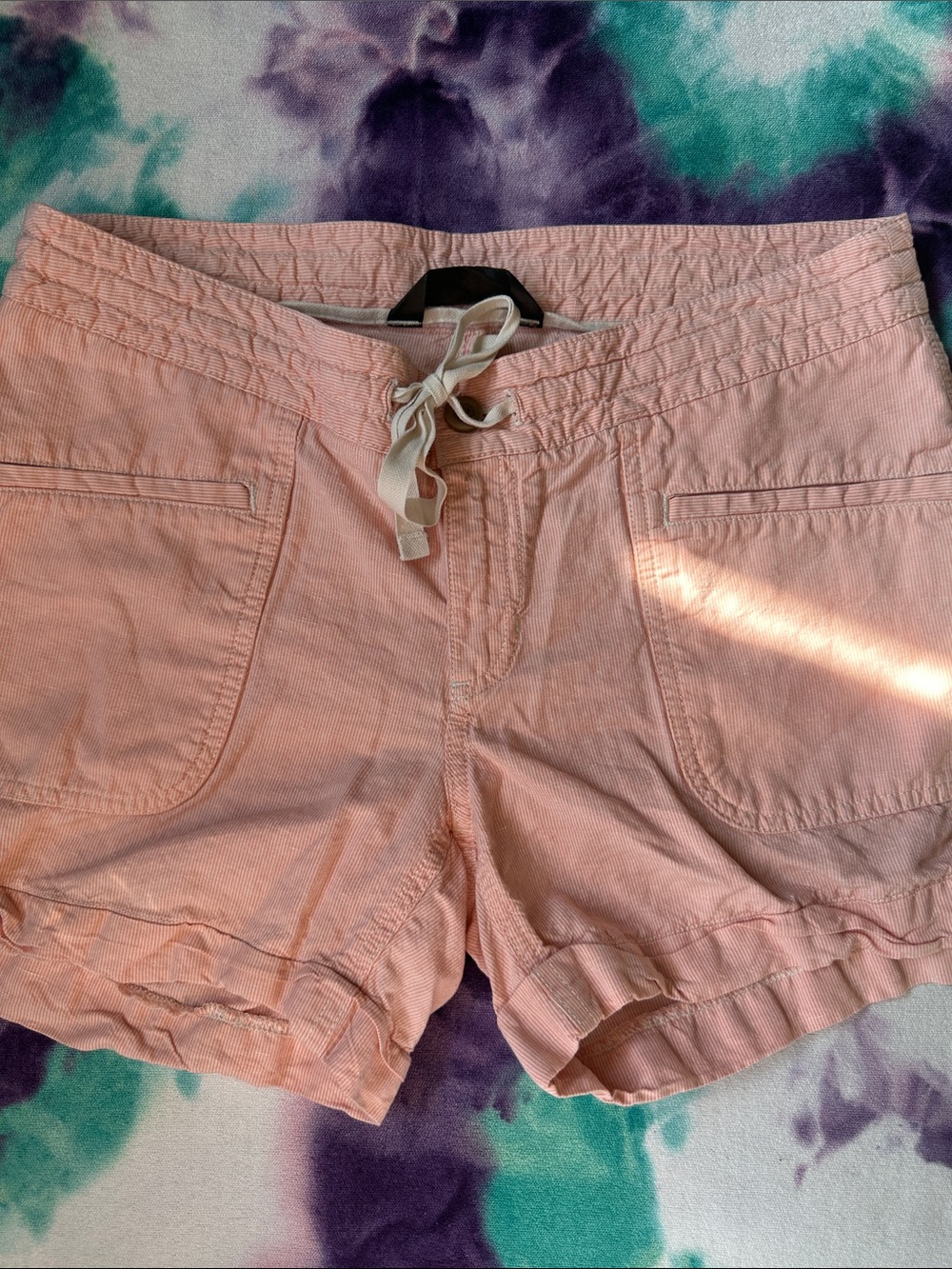 The North Face Women’s Pale peachy Pink Drawstring Athletic Shorts